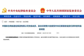 周末打虎！中国联通副总经理曹兴信任上被查图片