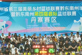 黔东南州第四届县际篮球赛丹寨赛区火热开赛图片