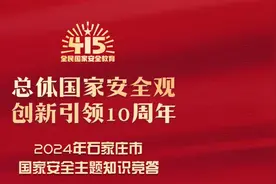 【国家安全宣传教育】2024年石家庄市国家安全主题知识竞答图片