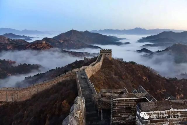 冬日来金山岭长城感受壮丽非凡、韵味独特的自然画卷