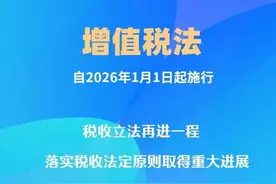 增值税法通过！自2026年1月1日起施行图片