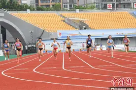 第三届“一带一路”田径邀请赛开赛 陈佳鹏、葛曼棋挺进百米复赛图片