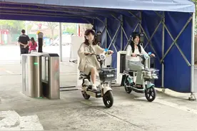 聚焦电动自行车安全 | 电动自行车有了“身份证”！松江大学城“智慧”解决数量庞大自行车管理难题图片
