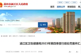 莆田市涵江区卫健局对11起违规行为开出罚单，涉口腔门诊、电影院等图片