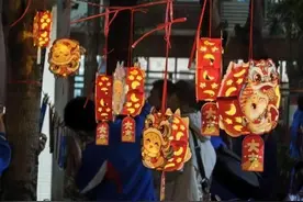 广大附中：庙会迎开学｜开学首日图片