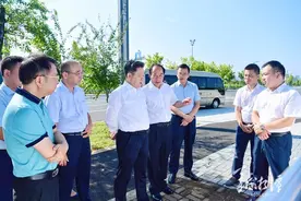 刘志仁调研万楼新城片区闲置土地盘活利用情况图片