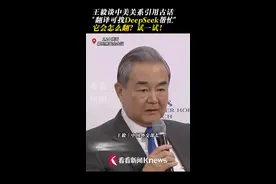 王毅谈中美关系引用古话：翻译可请DeepSeek帮忙图片