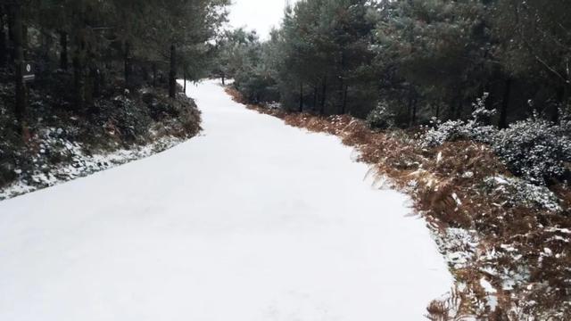 水磨轿顶山，一雪入仙境