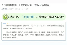 上海紧急提醒：减少外出！沙尘来袭！风越来越大了，预警升级：有8级阵风9-10级的大风图片