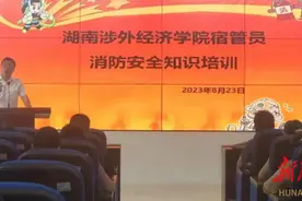 提升专业技能，筑牢校园安全防线——湖南涉外经济学院开展安防系列技能培训暨实操演练图片