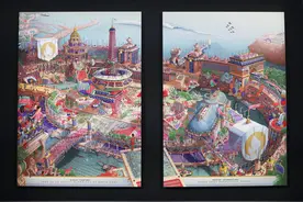 巴黎奥运会丨限量夜巴黎版“塞纳上河图”发布图片