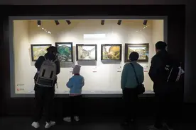 近70幅油画亮相景山公园，带您探寻古田记忆图片