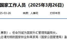 刘斌任国家外汇管理局副局长图片