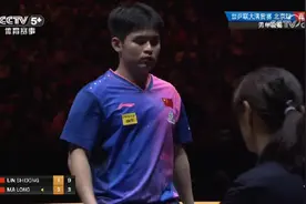 正反手之间的极致对决！林诗栋战胜马龙夺得WTT中国大满贯男单冠军图片