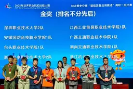 捷报！广西交通职业技术学院在世界职业院校技能大赛摘金图片