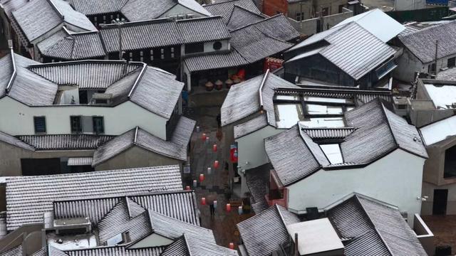 定格浪漫！吴江初雪美景图鉴！
