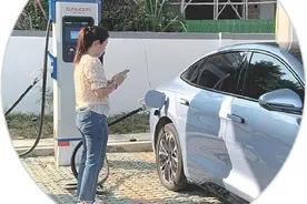 10分钟小车可充80%电量 考虑全镇推广图片