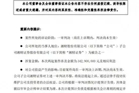 著名商人两枚“萝卜章”诈骗300亿元，云南信托与湘财证券的纠纷有了新进展图片
