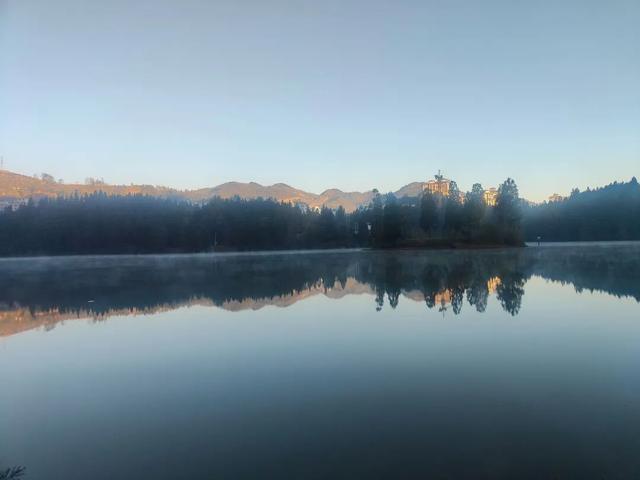 普安山川风物 || 南山湖晨曦