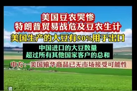 美国豆农哭惨，特朗普贸易战危及豆农生计图片