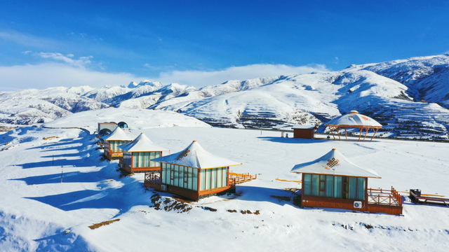 甘孜县的冬天真的太适合慢慢游了！