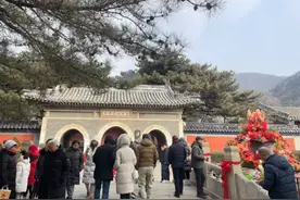 门头沟潭柘寺春节系列活动落幕图片