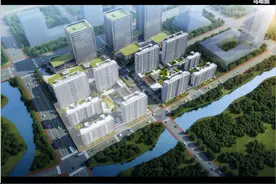 济南起步区大桥片区D-4地块5栋住宅楼雏形初现图片