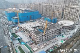 济南医院迁建项目主体结构封顶，华山片区医疗服务有望进一步完善图片