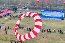 合肥市包河区：齐聚磨滩，争放纸鸢图片