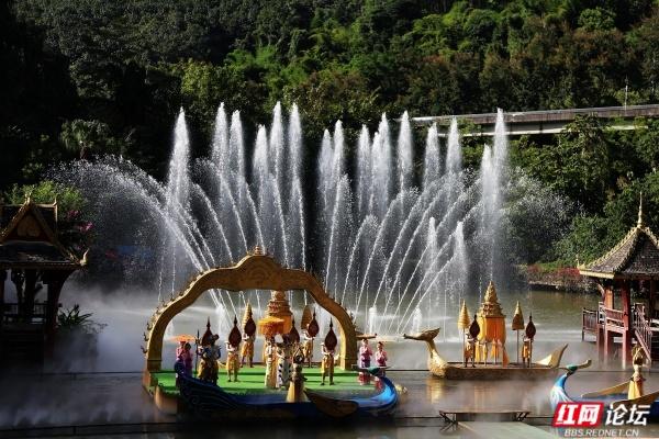 岁暖时刻丨西双版纳森林公园：彩裙碰彩伞，傣风裹着蕉香漫