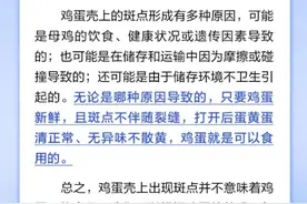 鸡蛋壳上“长斑点”就不能吃了？并非如此图片