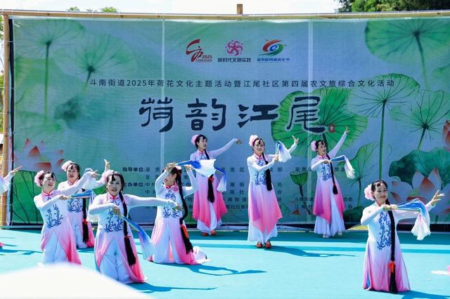 斗南街道2025年“荷韵江尾”荷花主题活动暨江尾社区第四届农文旅综合文化活动举行