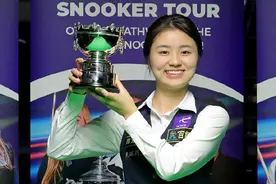 人物｜首夺英锦赛桂冠 白雨露要当女子斯诺克王者图片