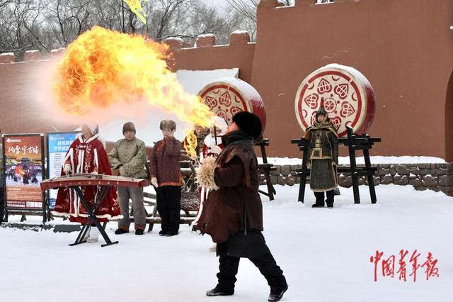 镜泊湖的“冰雪奇缘”