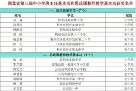 荆州多名教师获奖 获奖率位居全省前列图片