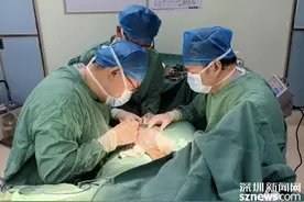深圳一女子手指被机器压残！医生：“种”肚子上！图片