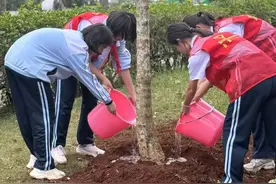 “植”此青绿！海口师生开展植树节主题活动图片
