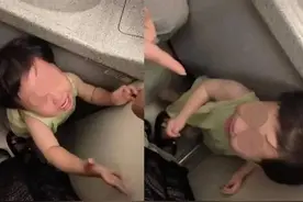 闪电律解丨1岁幼童飞机上哭闹被两陌生女子关进卫生间“立规矩”？律师多角度分析→图片