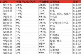 17家鲁企上榜中国500强，覆盖山东10市图片