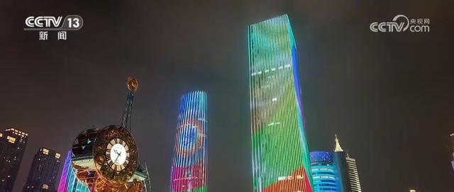 绝美灯光秀点亮上合国家文化交流“城市会客厅” 彰显中华传统文化与现代科技之美