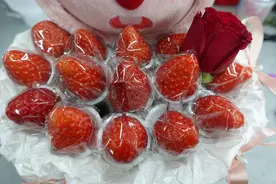 水果花、大鹅花、肥肠花……这些奇葩花束你会订吗？图片