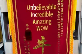 赠与医护团队，这面锦旗含“赞”量超高图片