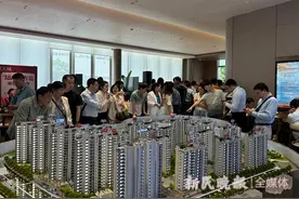 申城新房售楼处人气持续攀升：意向客清晨排队 置换人群明显增多丨假日消费新景观图片