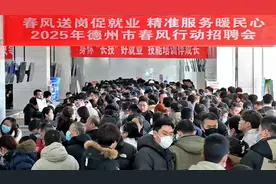 6场招聘会提供就业岗位2.1万个 德州举办2025年“春风行动”系列招聘活动图片