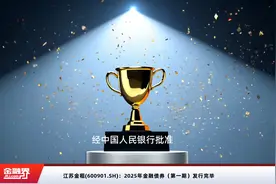 江苏金租(600901.SH)：2025年金融债券（第一期）发行完毕视频封面