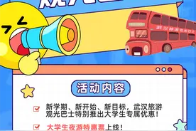武汉旅游观光巴士特别推出大学生专属优惠！图片