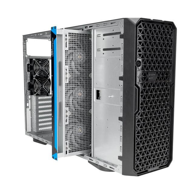 银昕推出工作站机箱 WS380-E：8 个热插拔盘位，支持 2U 冗余电源