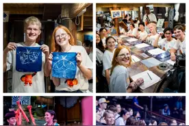 支付无界，美国学生访华度中秋图片