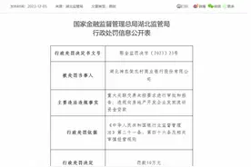 湖北神农架农商银行被罚50万：因违规向房地产开发企业发放流动资金贷款等图片