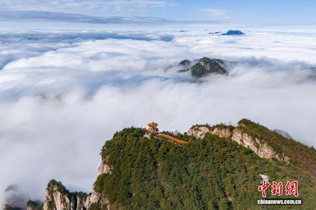 河南南阳：老界岭现秋日云海景观